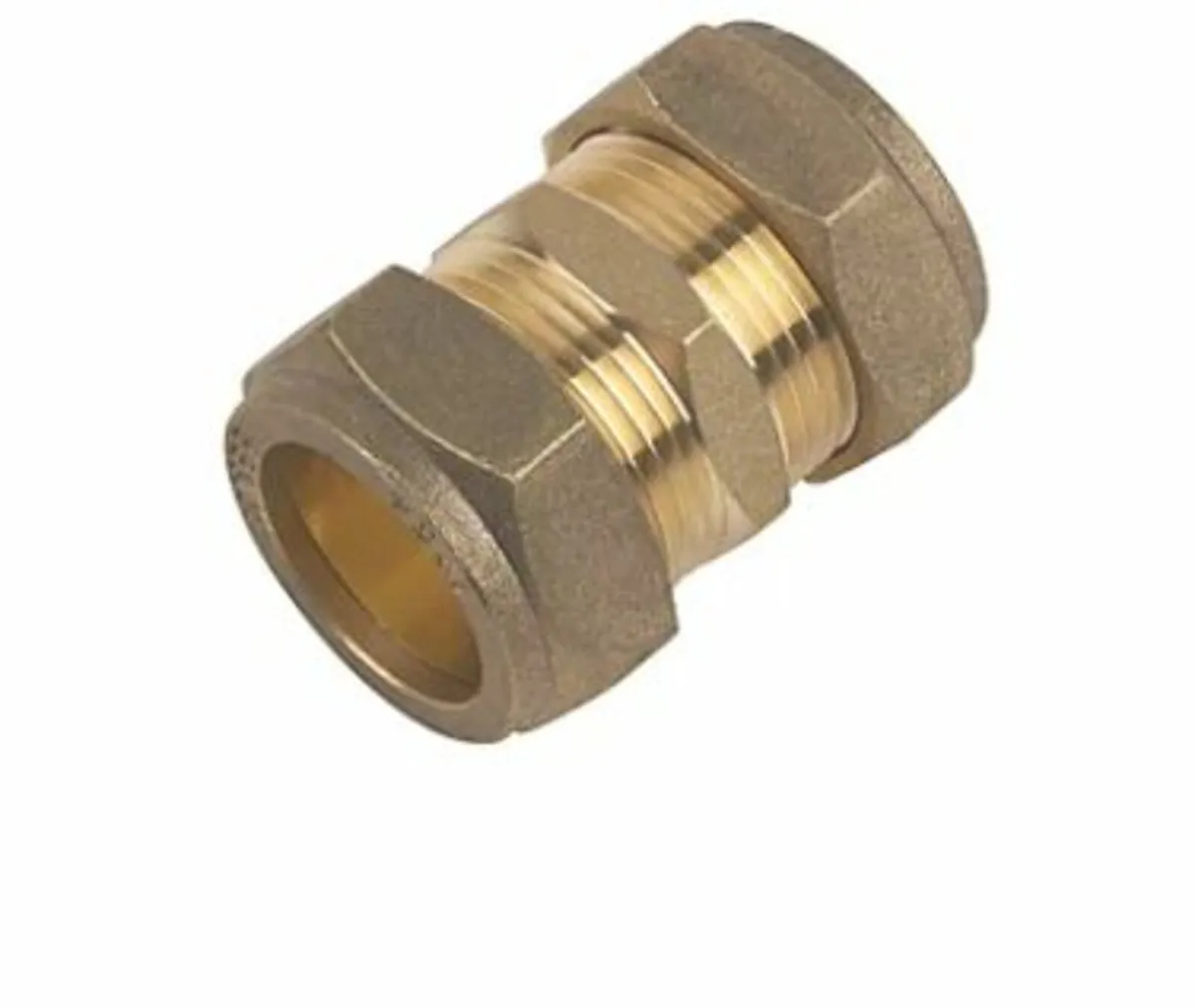 22mm Brass for Compression Plumbing Fitting x 2