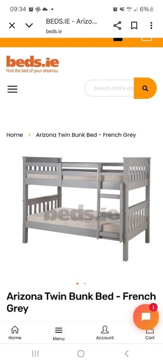 Bedroom bunks & sofa bed (great condition) - Image 1