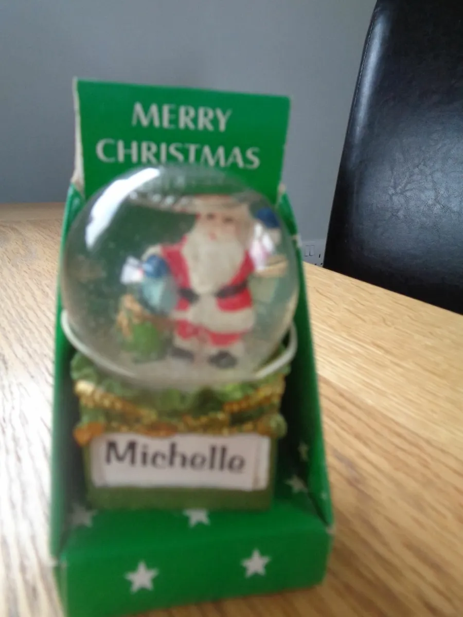 Miniature Personalised Christmas Snow Globe - Image 2