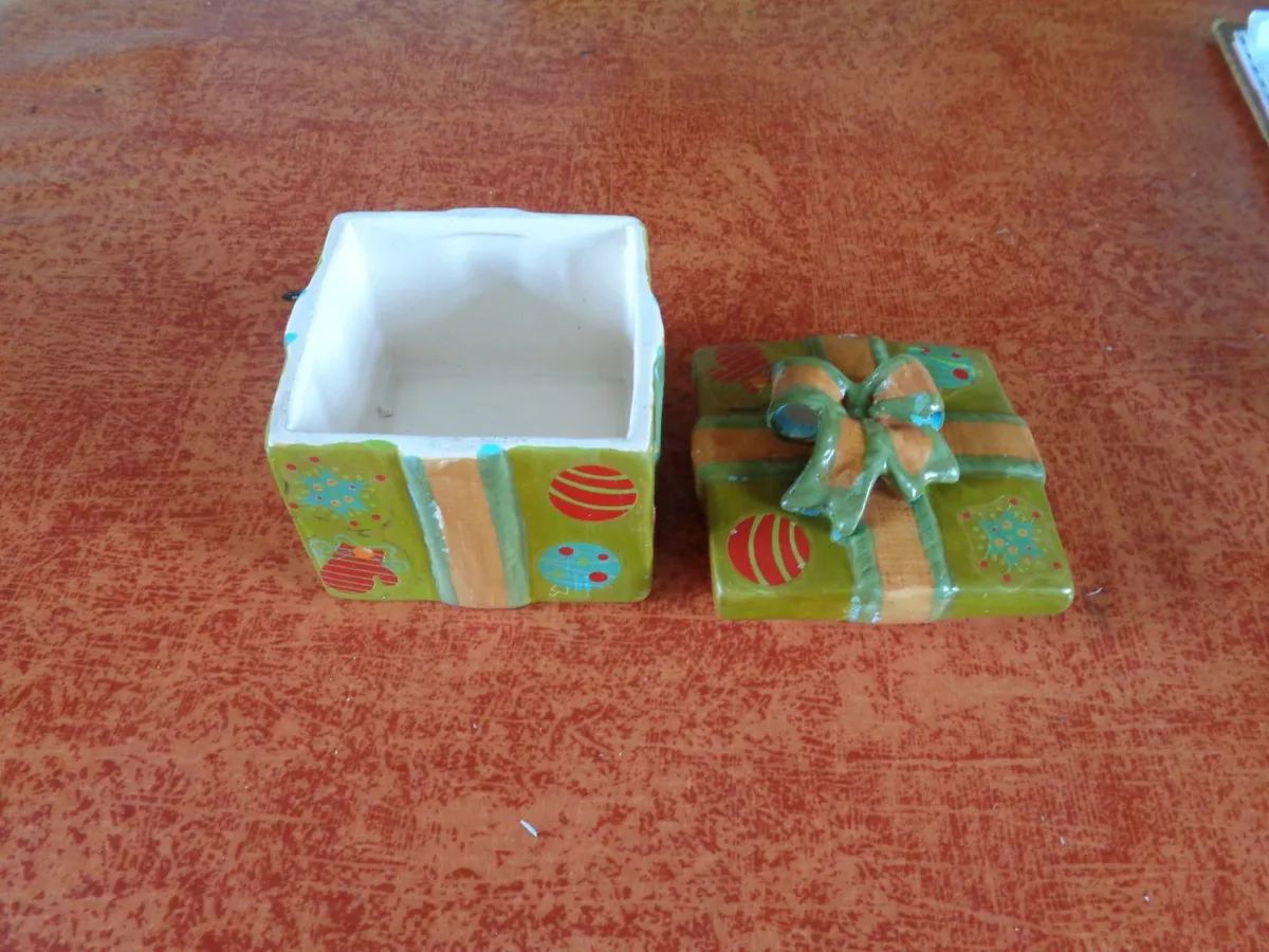 Ceramic Christmas Gift Box for Sale - Image 2