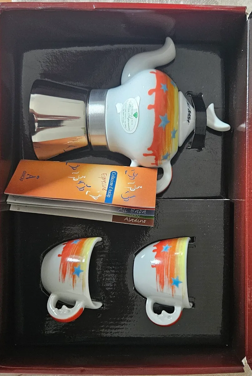 Ancap Espresso Coffee Maker + 2 cups - Image 2