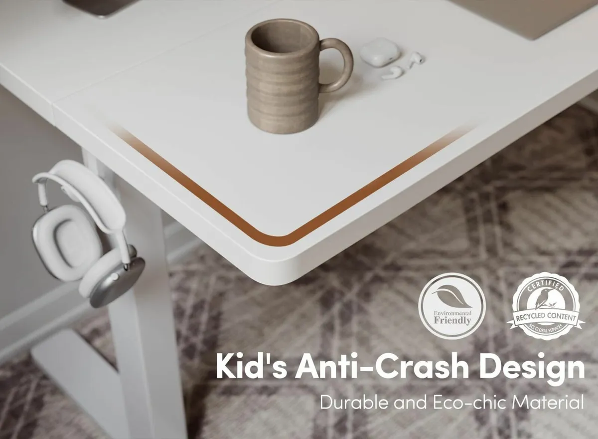 Electric Standing Desk 100 X 60 cm Heigh Adjustabl - Image 4