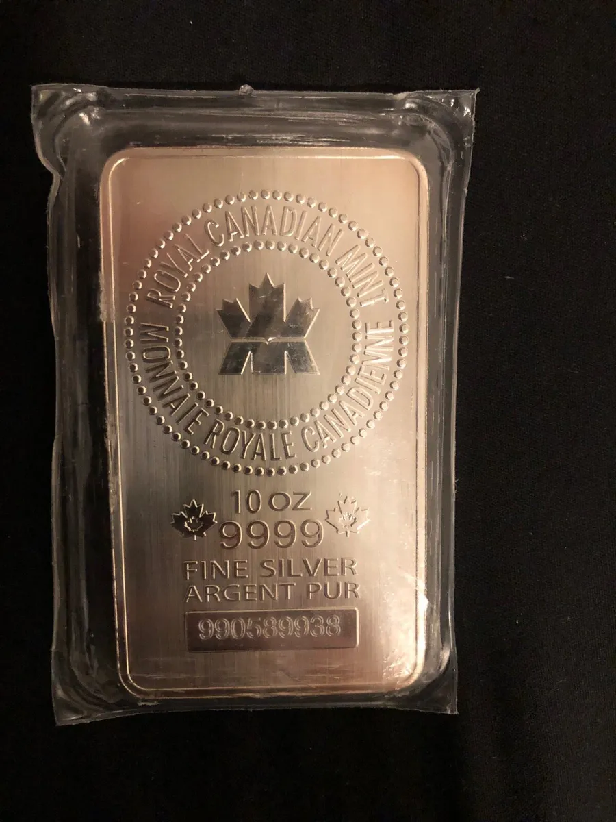 10oz Silver Bar Canadian Mint - Image 1