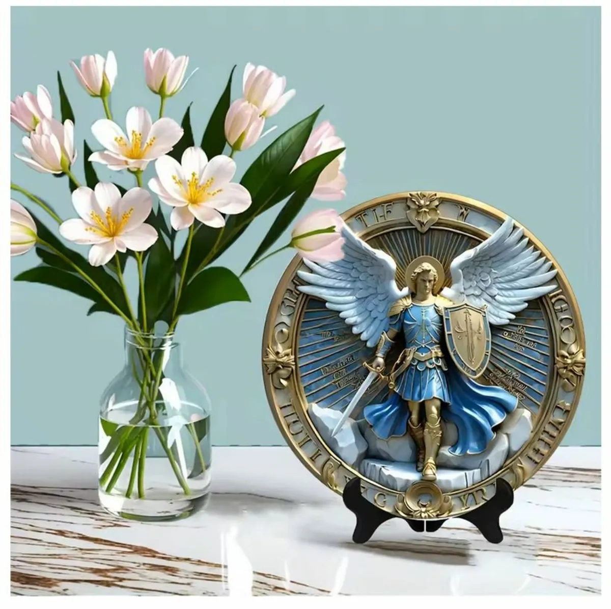 3D-Home Decor - Flat Wooden Disc, Free Post - Image 3