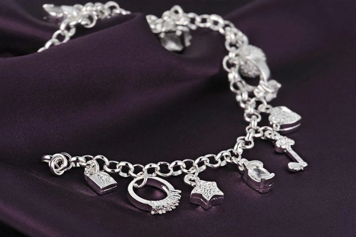 Girls Fashion Charm Bracelet, Free Post - Image 4