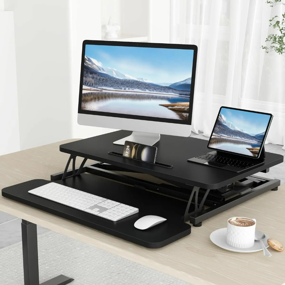Standing Desk Converter 26/64cm Wide Height - Image 2
