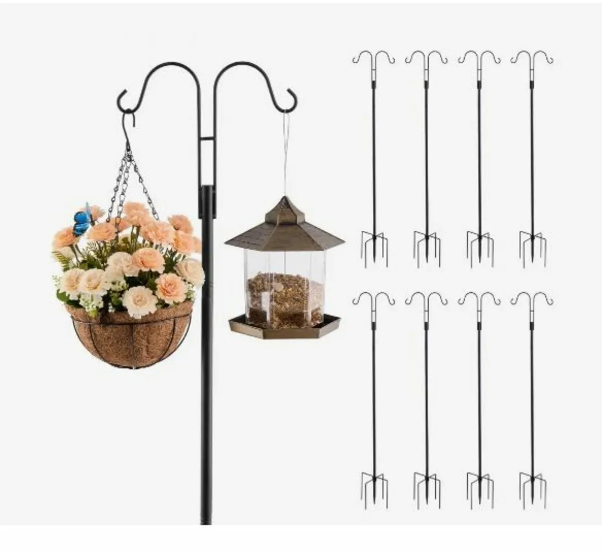 Double Shepherds Hooks for Outdoor - Image 1