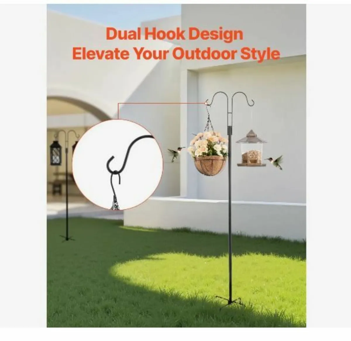 Double Shepherds Hooks for Outdoor - Image 2