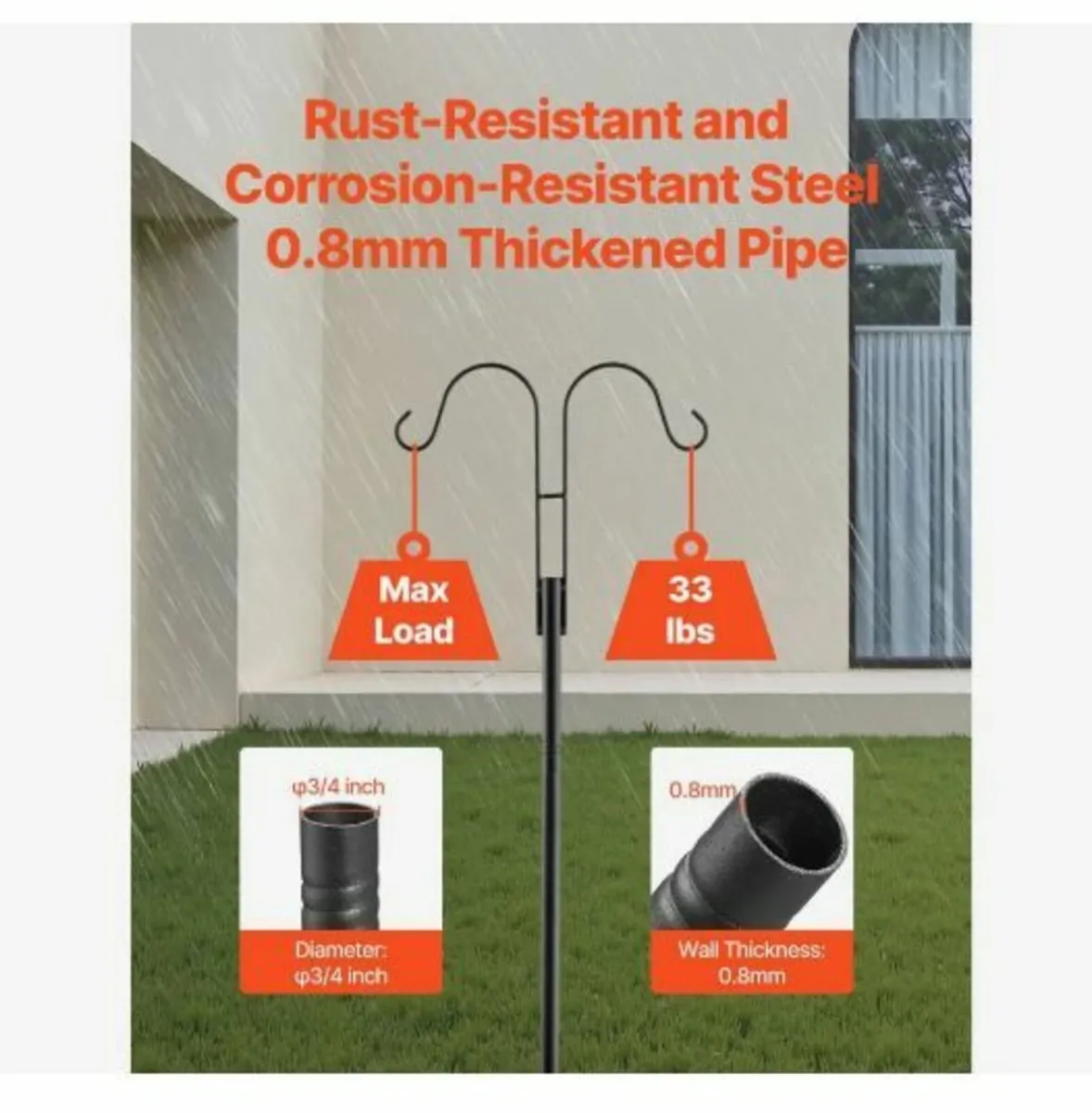 Double Shepherds Hooks for Outdoor - Image 3