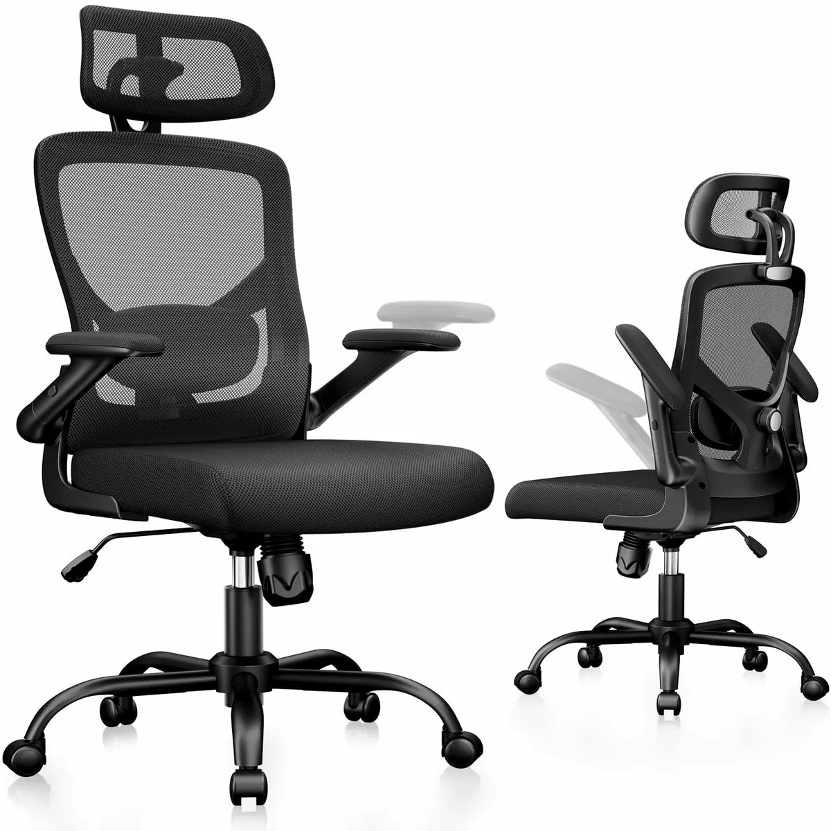 Ergonomic Mesh Office Chair High Back Desk - Image 1