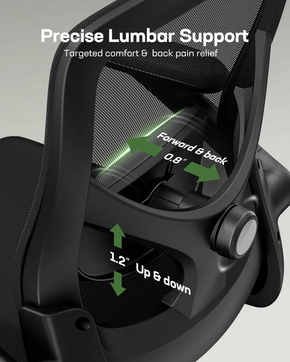 Ergonomic Mesh Office Chair High Back Desk - Image 4