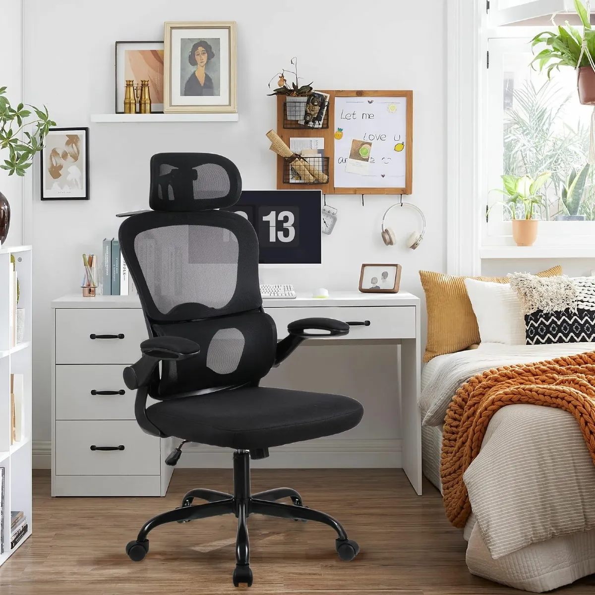 Adjustable Office Chair Ergonomic Mesh Swivel - Image 2