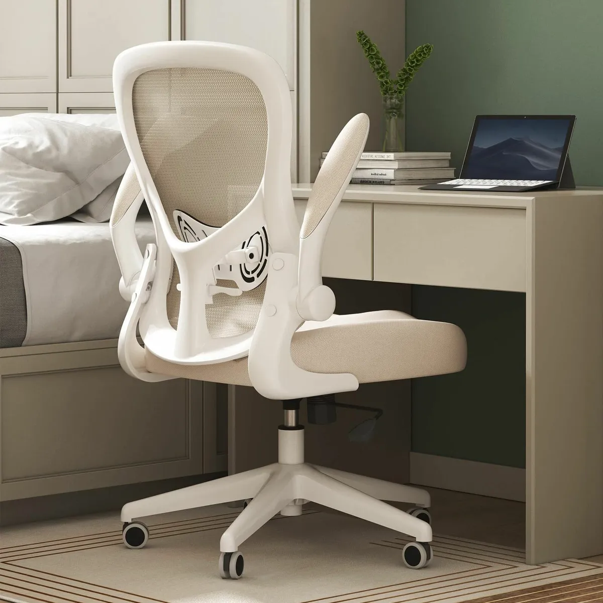 Ergonomic Desk Chair Computer Office with Flip-up - Image 2