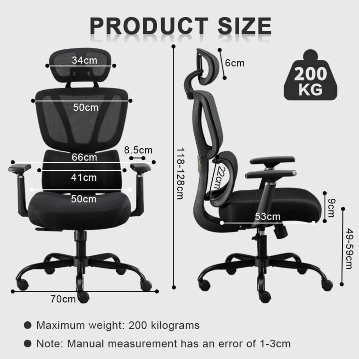 Ergonomic Office Chair with Adjustable Lumbar - Image 3