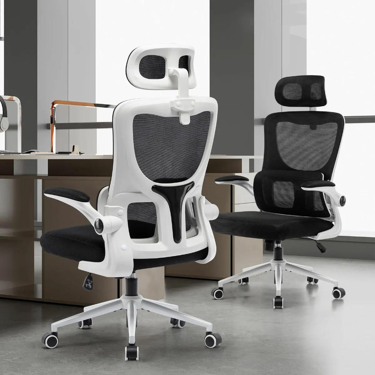 Ergonomic Office Chair Height Adjustable Computer - Image 2
