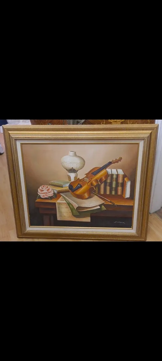 Antique oil on. Canvas paintings POSTAGE AVAILABLE - Image 4