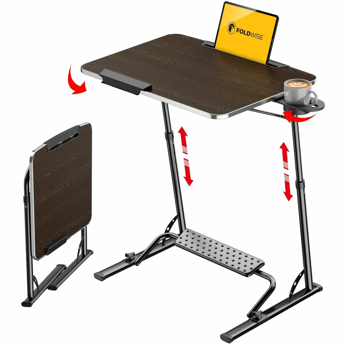 Folding Laptop Table for Sofa - Sturdy Portable - Image 1