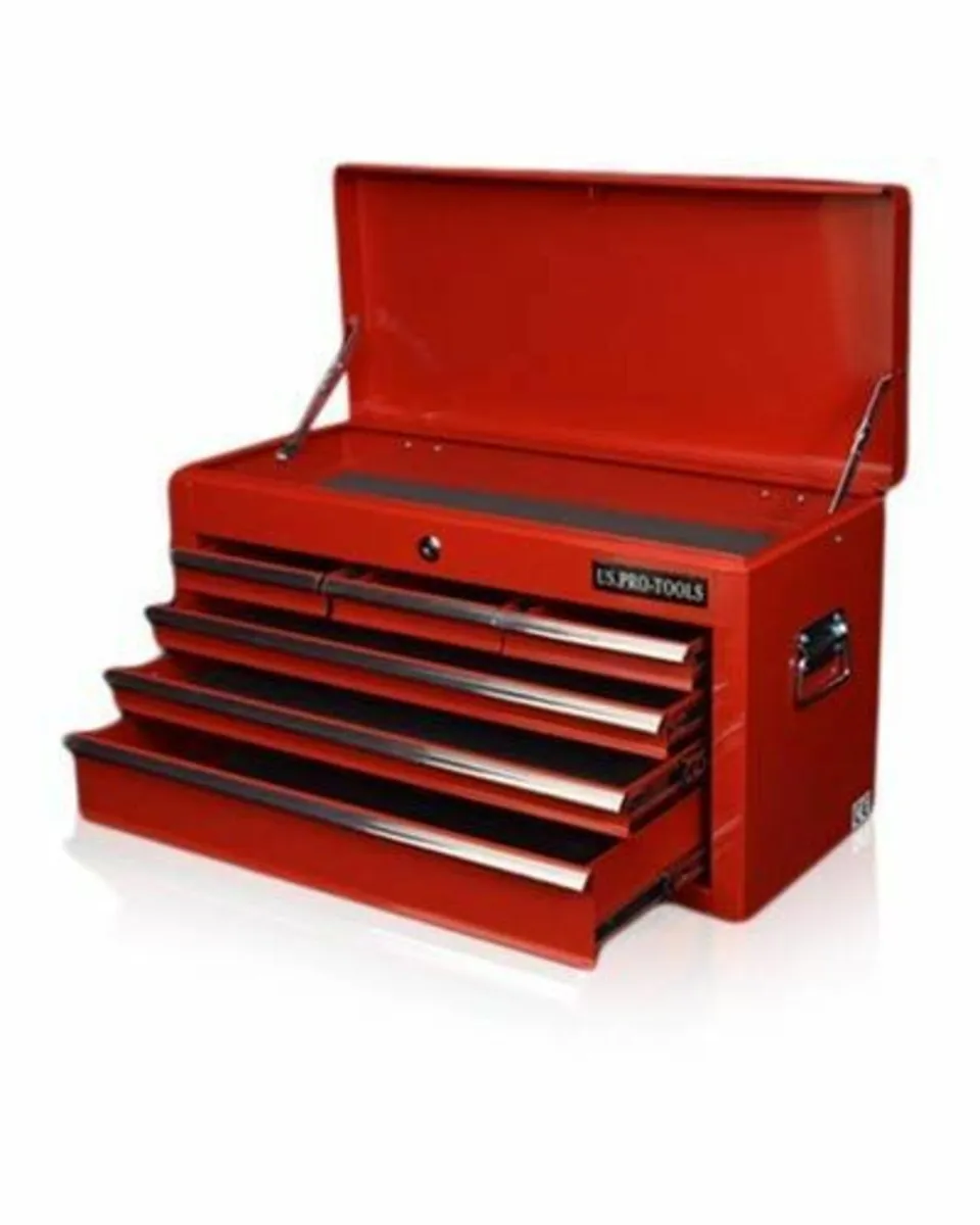 TOOL BOX 6 DRAWER MOBILE CHEST PORTABLE CABINET - Image 1