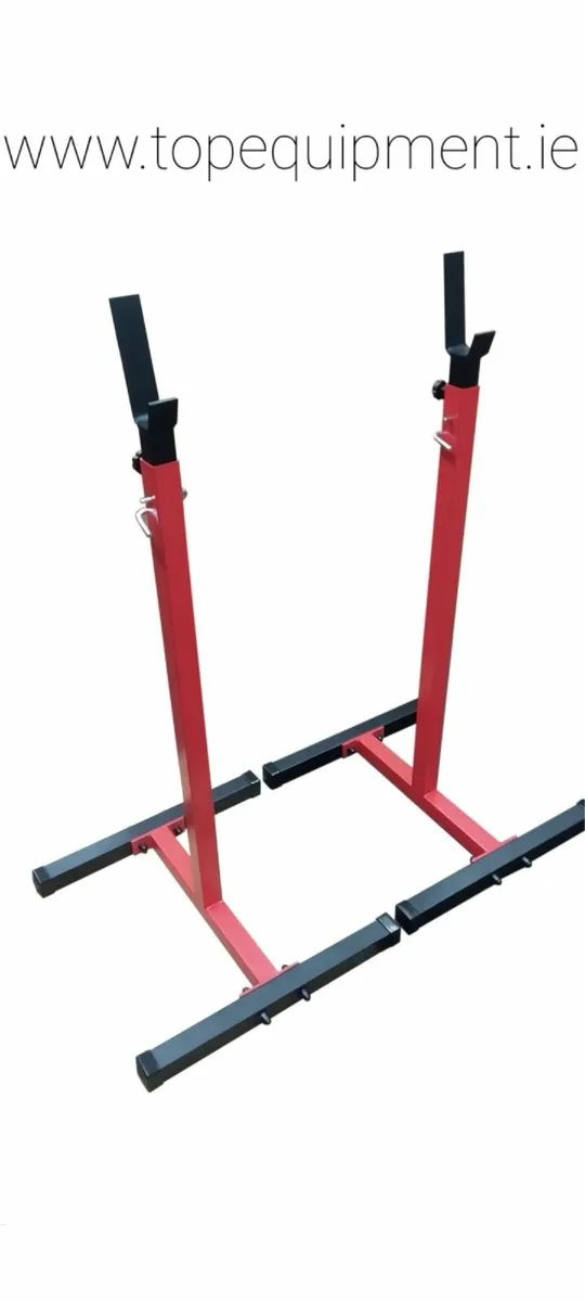 Adjustable squat rack.  Brand new - Image 1