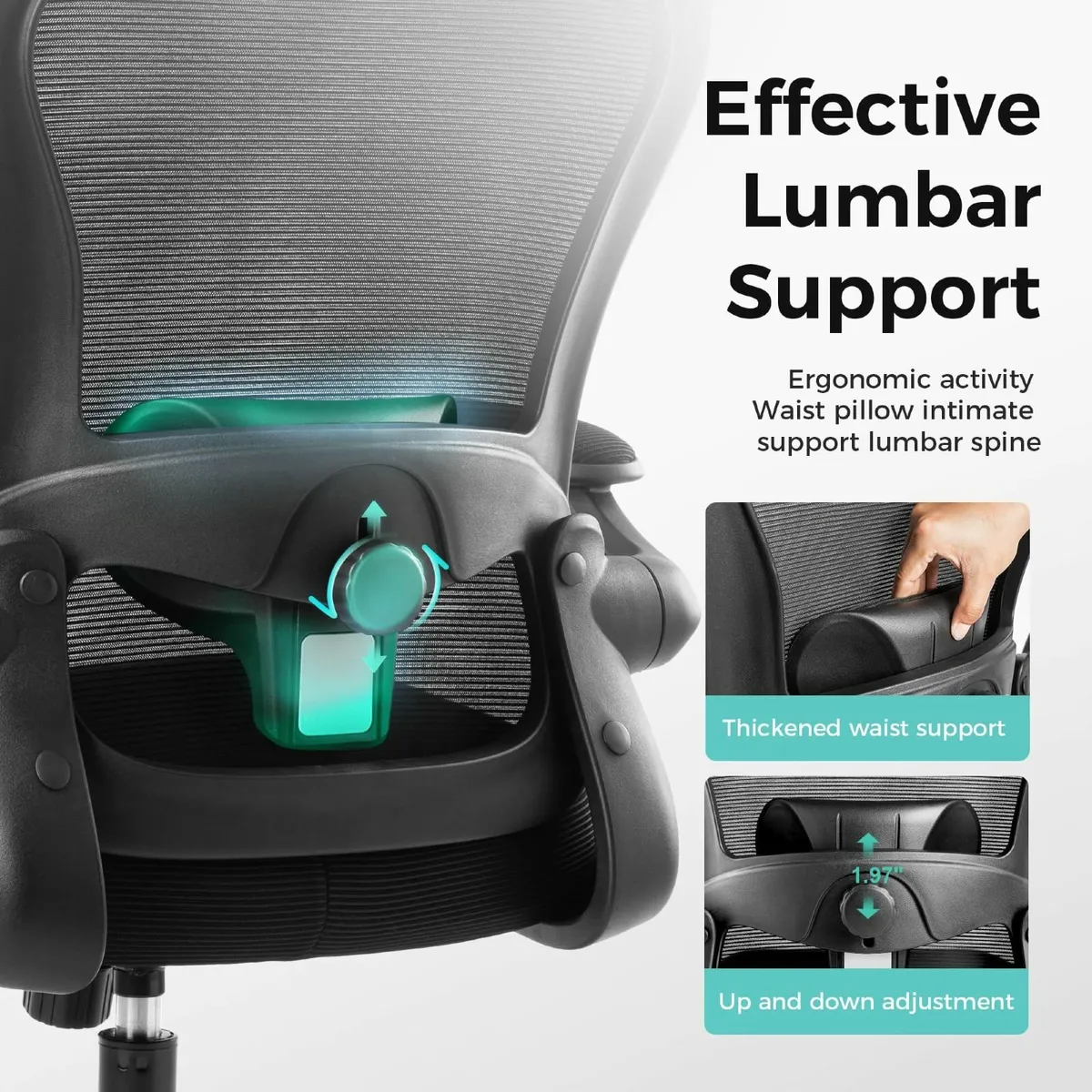 Office Chair Ergonomic Desk with 90degrees - Image 4