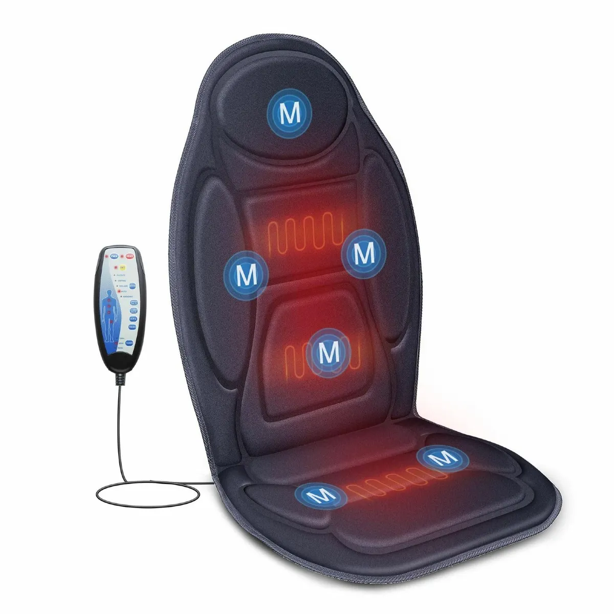 Back Massage with Heat Vibration Chair for Home - Image 1