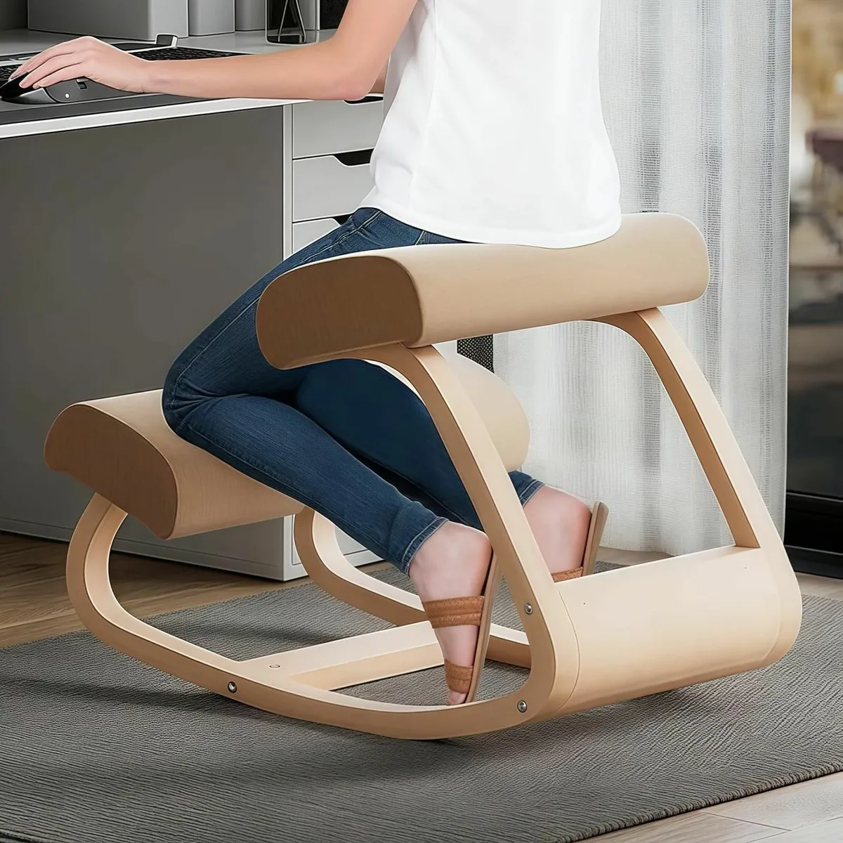 Ergonomic Kneeling Chair Posture Stool for Home - Image 2