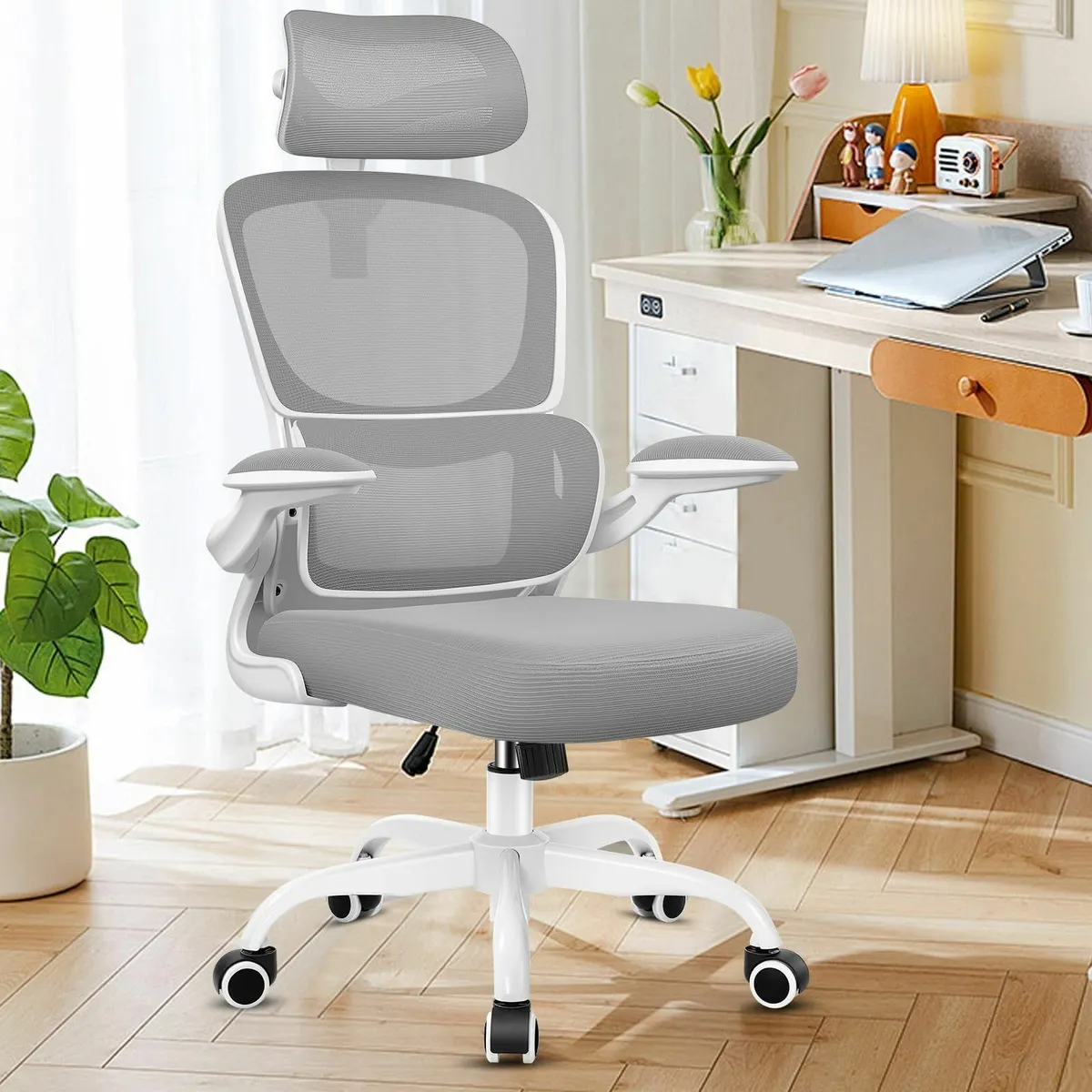 Ergonomic Office Chair Mesh Desk with Lumbar - Image 1