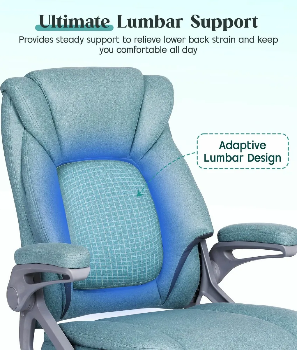 Executive Office Chair Ergonomic Desk with Padded - Image 3