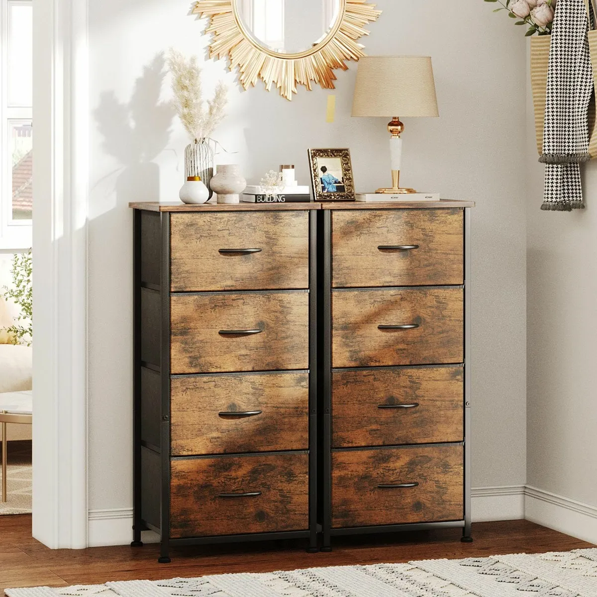 Chest of Drawers Bedroom 4 Tall Dresser for - Image 4