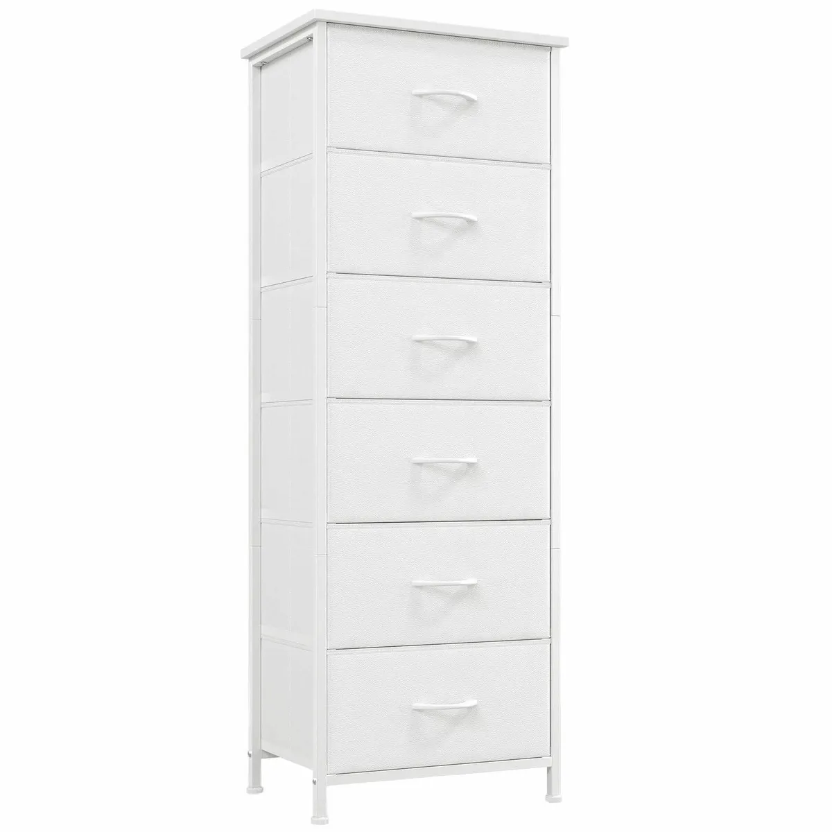 Tall Chest of Drawers for Bedroom with 6 Fabric - Image 1