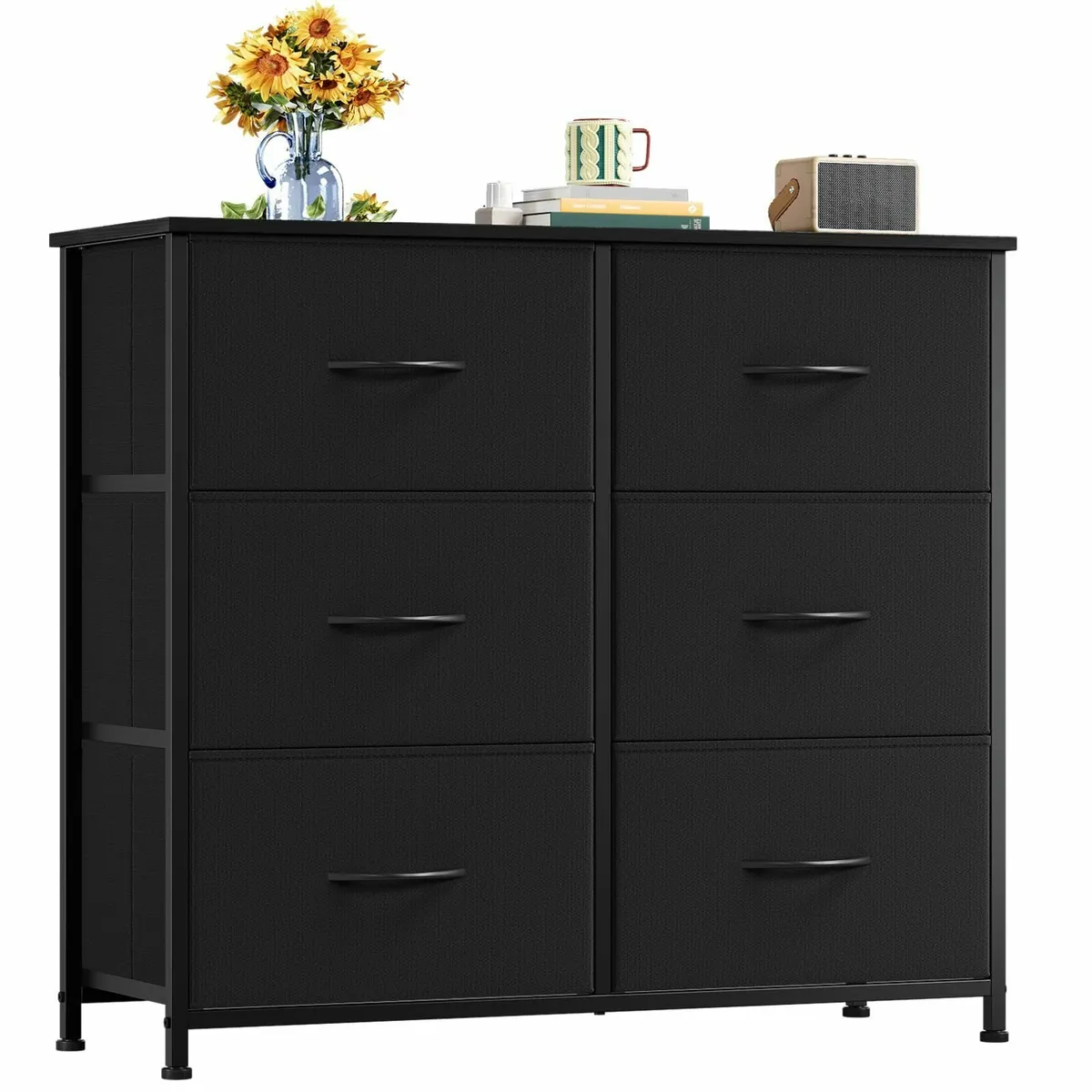 Chest of Drawers for Bedroom with 6 Wide Storage - Image 1