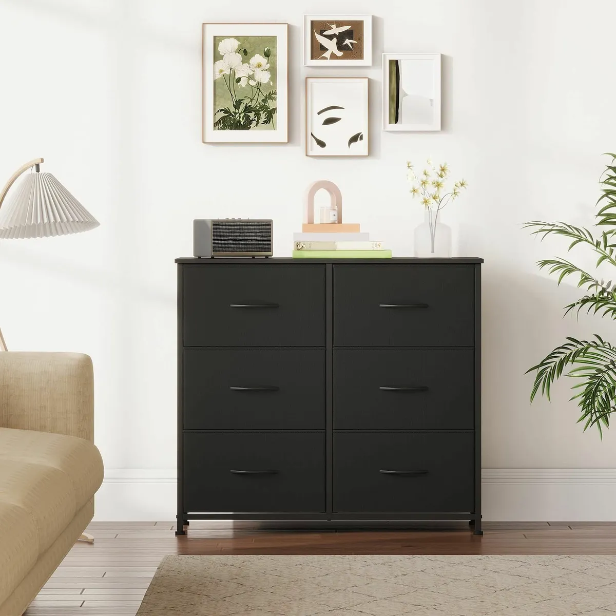 Chest of Drawers for Bedroom with 6 Wide Storage - Image 4