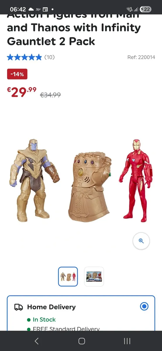 Wearable Infinity Gauntlet and Batman Sheild - Image 1