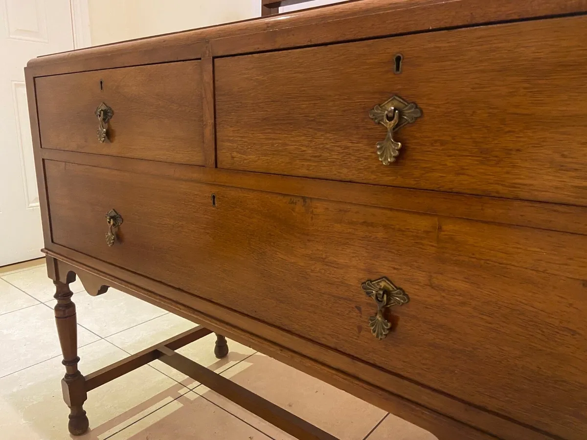 Antique Art Nouveau dresser - Image 4