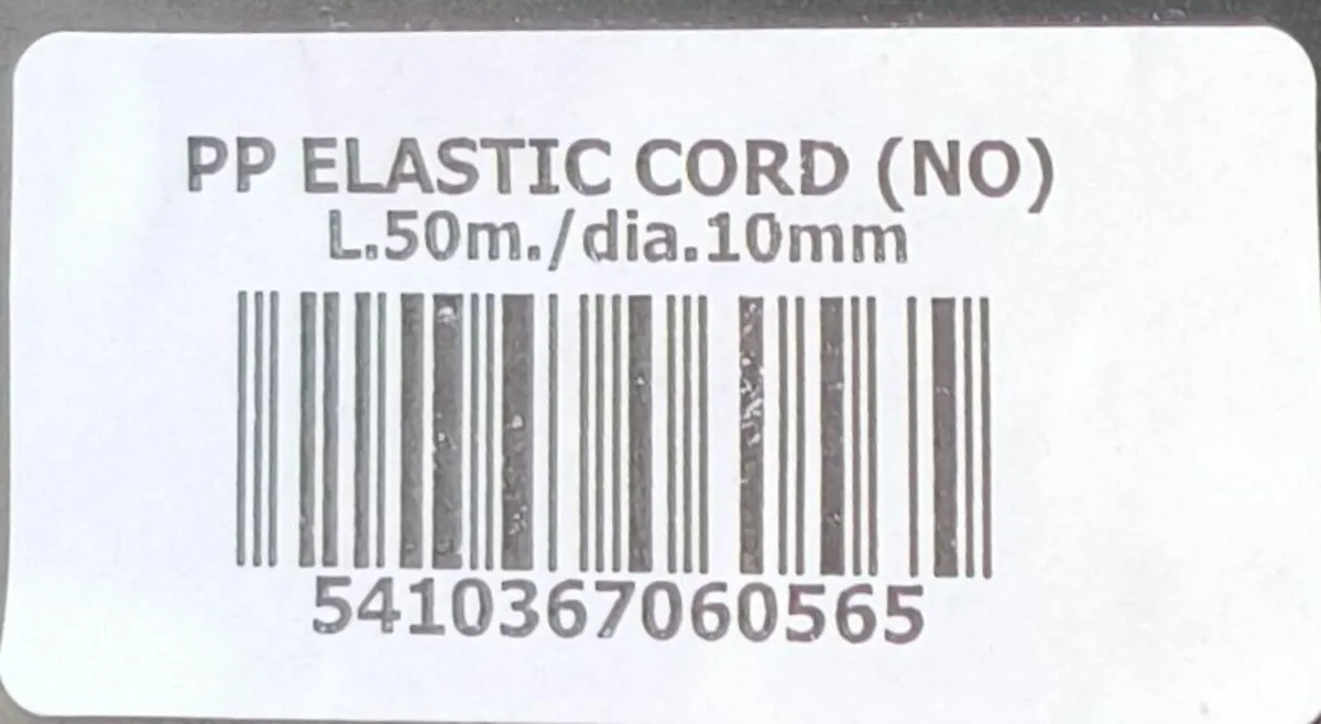 Elastic Shock Cord Bungee  10mm / 50m - Reel Black - Image 4