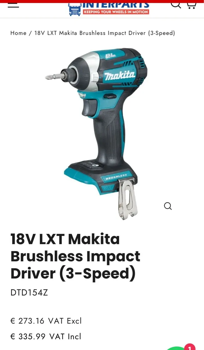 Makita DTD173 18V Ixt brushless impact driver - Image 3