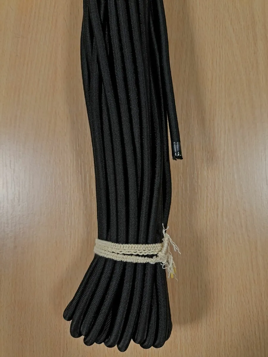 Elastic Shock Cord Bungee  6mm / 20m  -  Black - Image 2