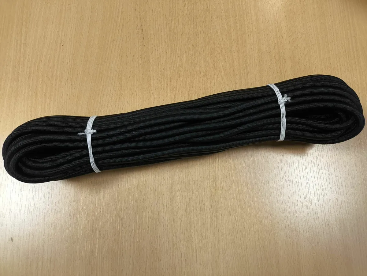 Elastic Shock Cord Bungee  6mm / 20m  -  Black - Image 4