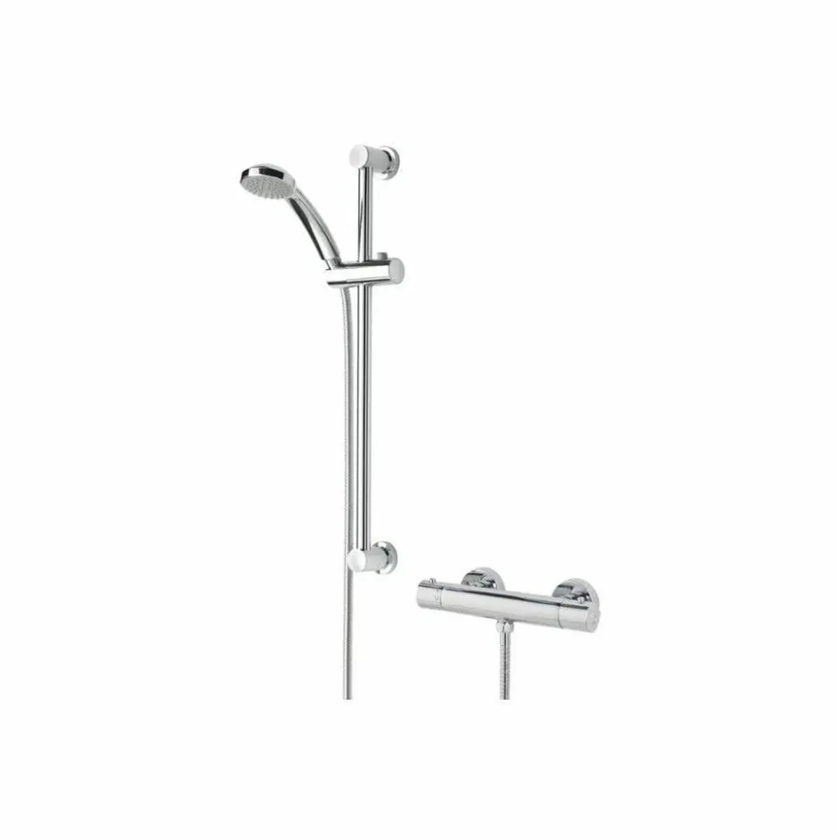 Frenzy Chrome Thermostatic Fast Easy Fit Bar - Image 1