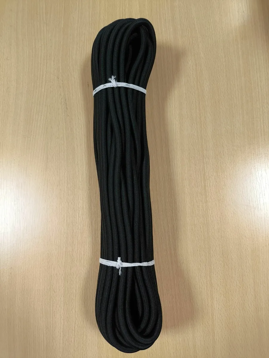 Elastic Shock Cord Bungee  6mm / 20m  -  Black - Image 1