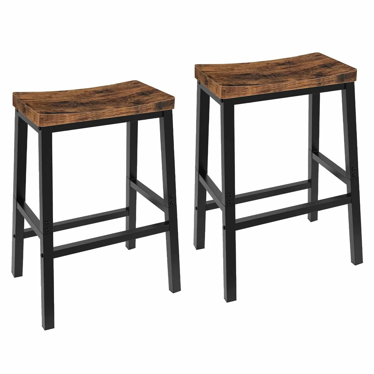 Bar Stools Set of 2 Kitchen Breakfast Height 60 - Image 1