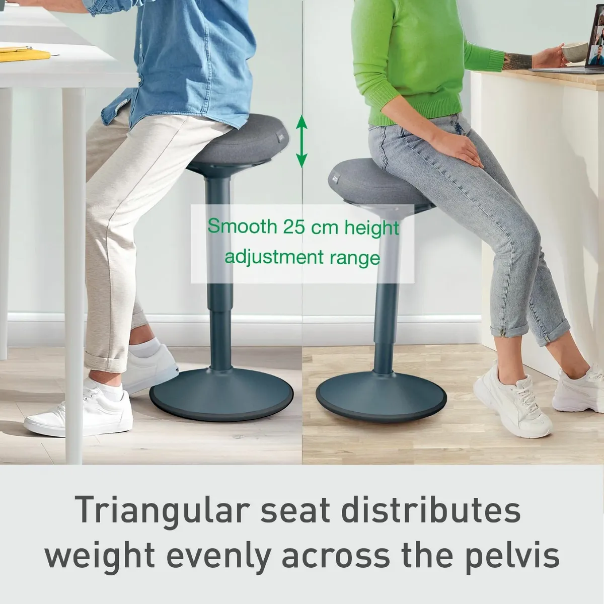 Ergo Active Standing Stool with Unique Dual - Image 4