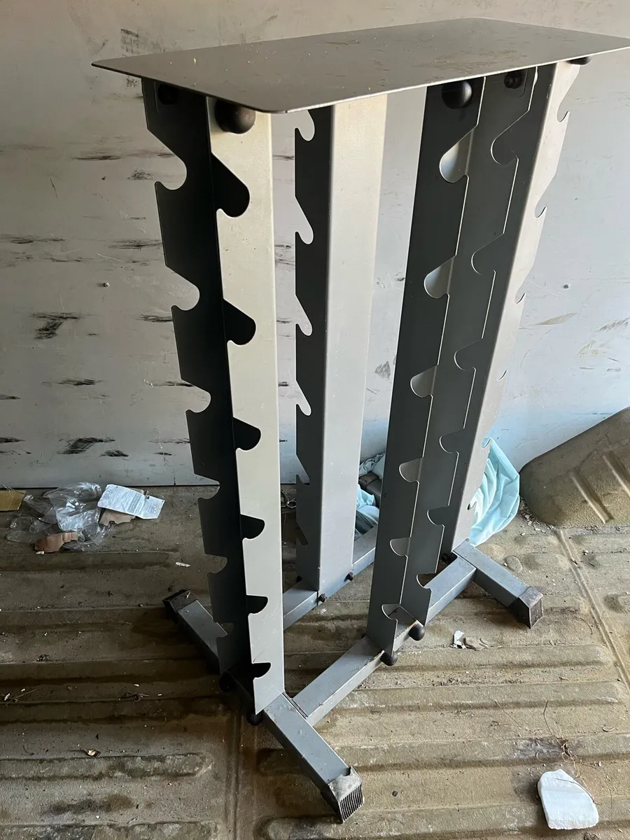 Body power 4 tier dumbbell storage rack - Image 3