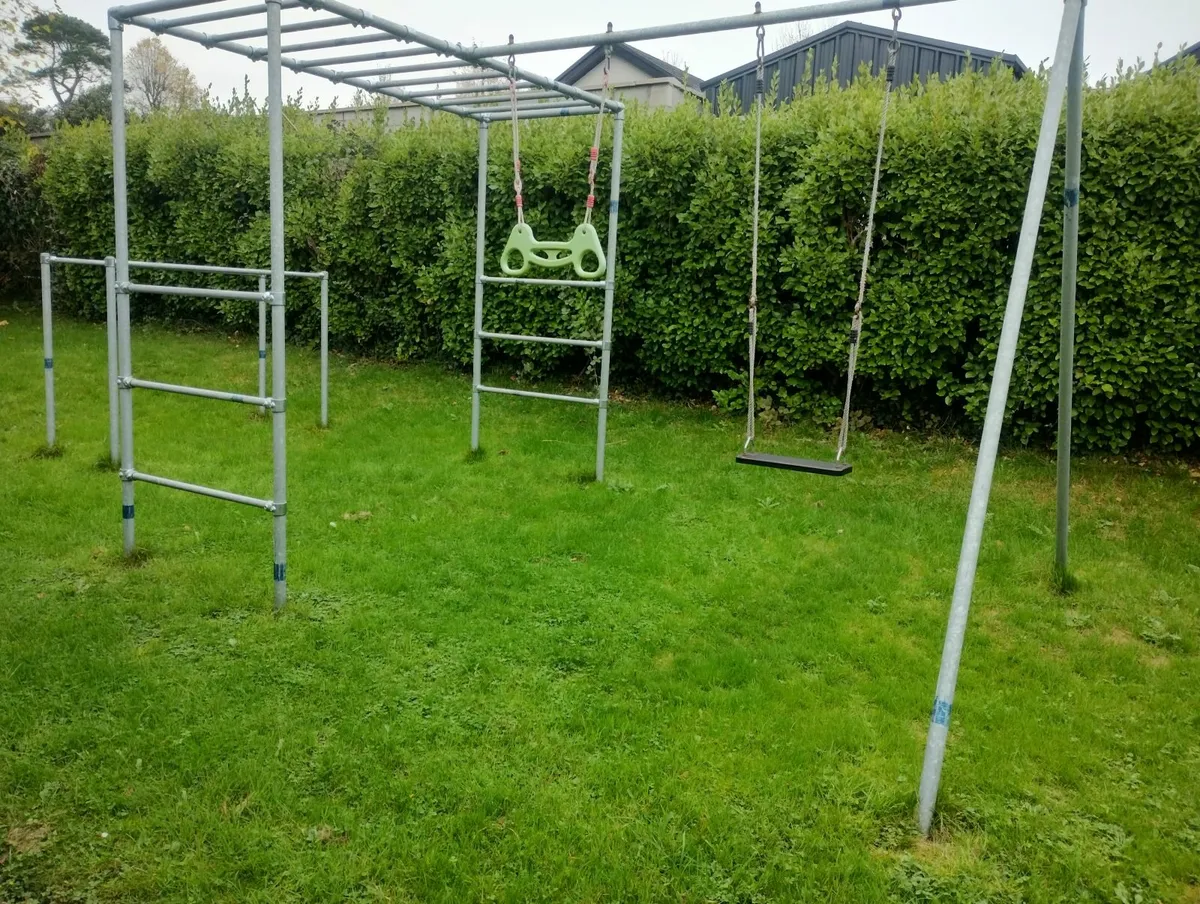 Children’s Metal Climbing Frame & Swing Set - Image 2