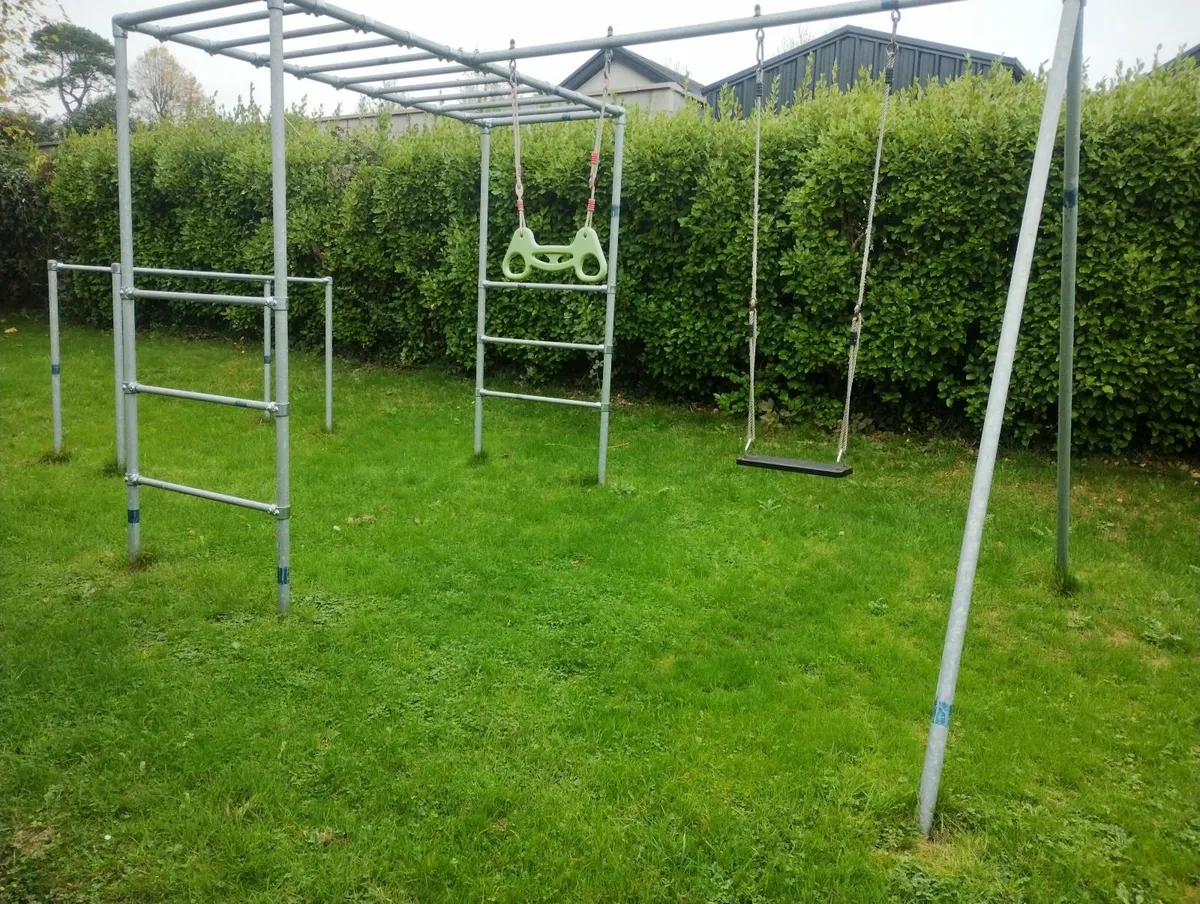 Children’s Metal Climbing Frame & Swing Set - Image 3