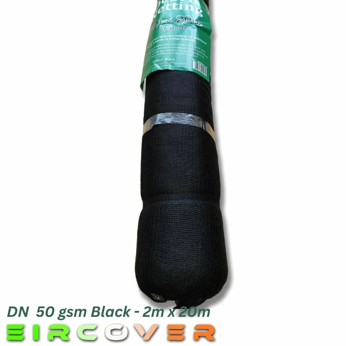 Windbreaker netting 2m x 20m (6'6''x 65'6'') Black - Image 3