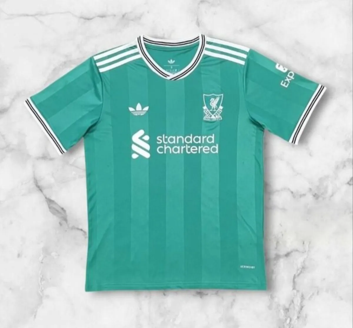 LIVERPOOL ( 3RD) JERSEY , SIZE : MEDIUM - Image 1