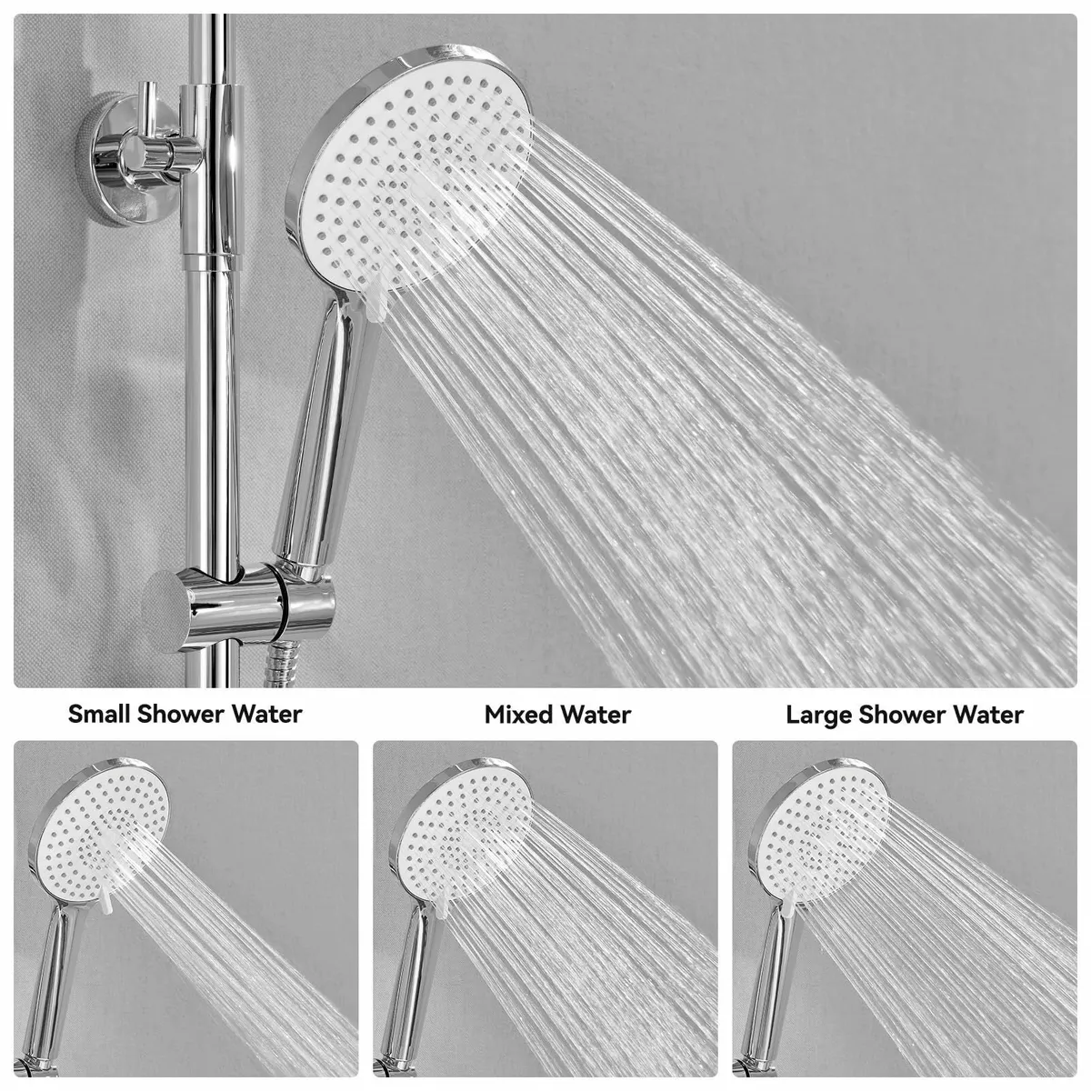 Thermostatic Shower Mixer Set 10 Overhead - Image 3