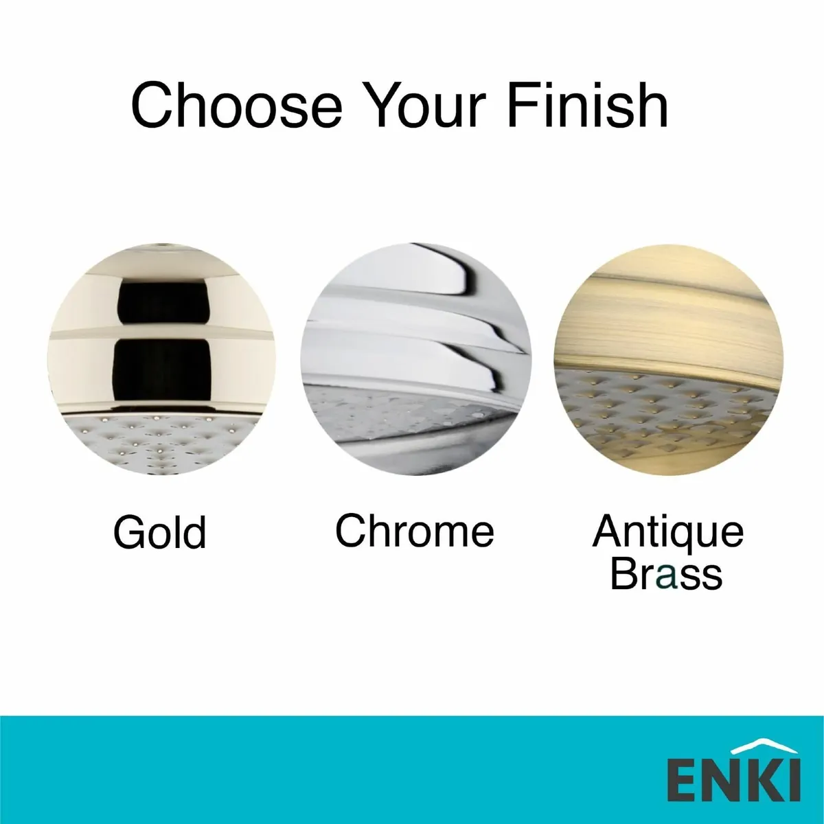 R01 200mm Traditional Fixed Large Shower Head - Image 3