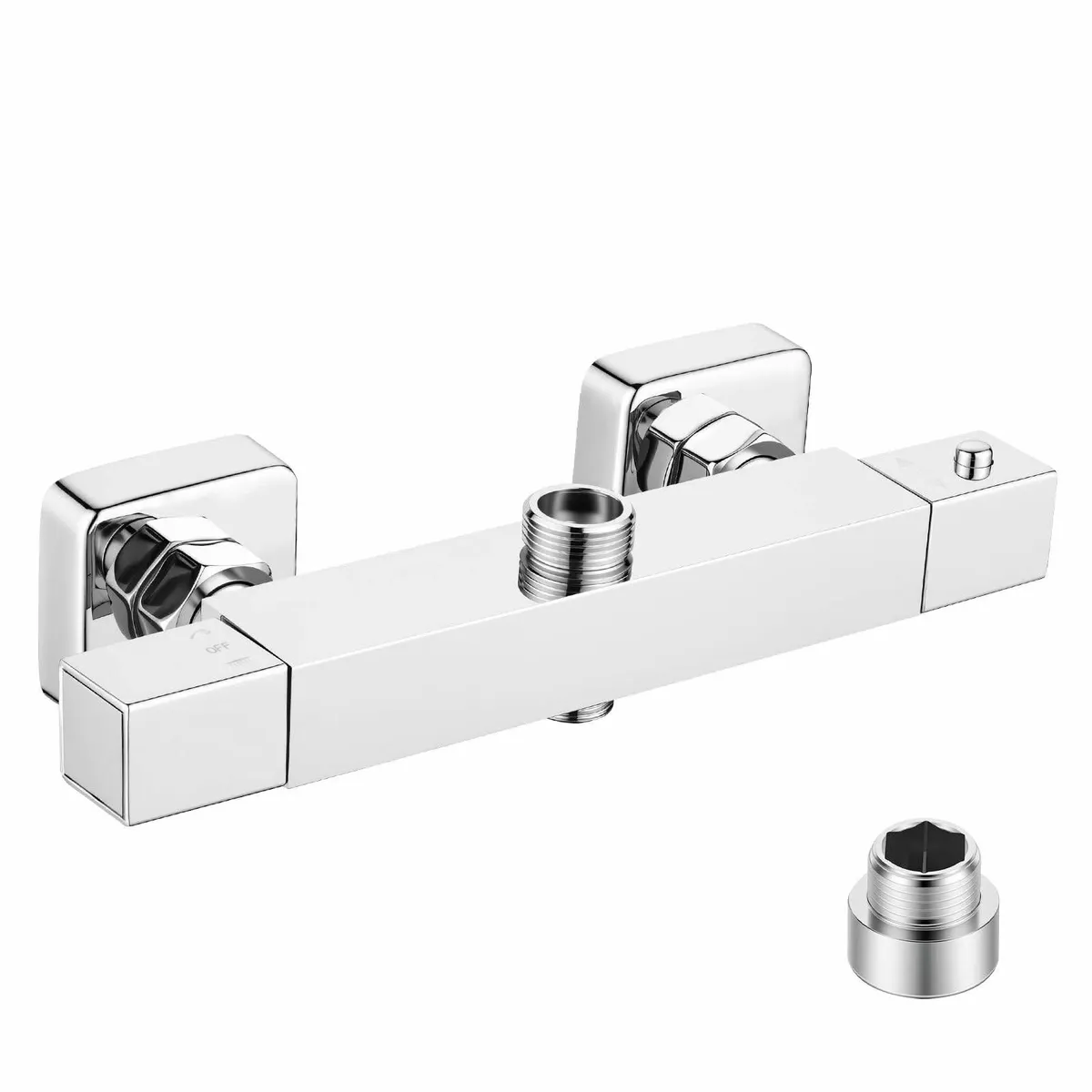 Thermostatic Shower Mixer Bar - Two Outlet - Image 1